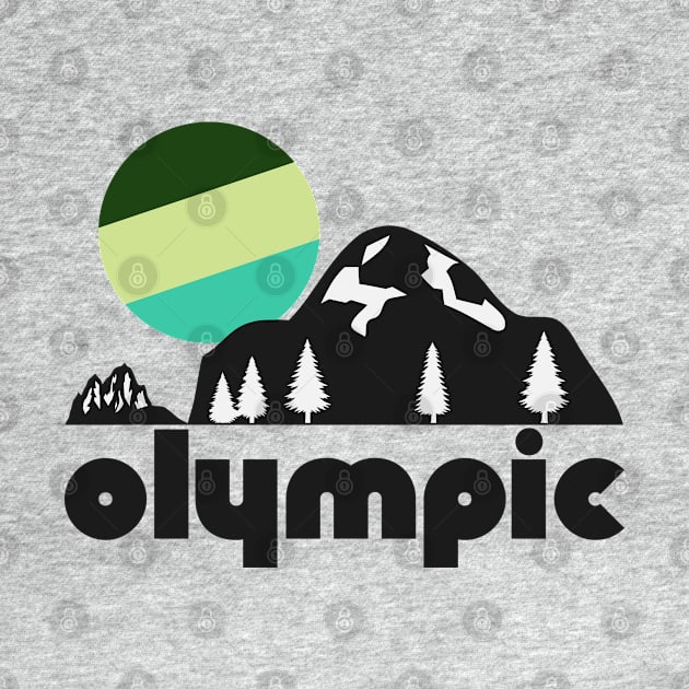 Retro Olympic ))(( Tourist Souvenir National Park Design by darklordpug